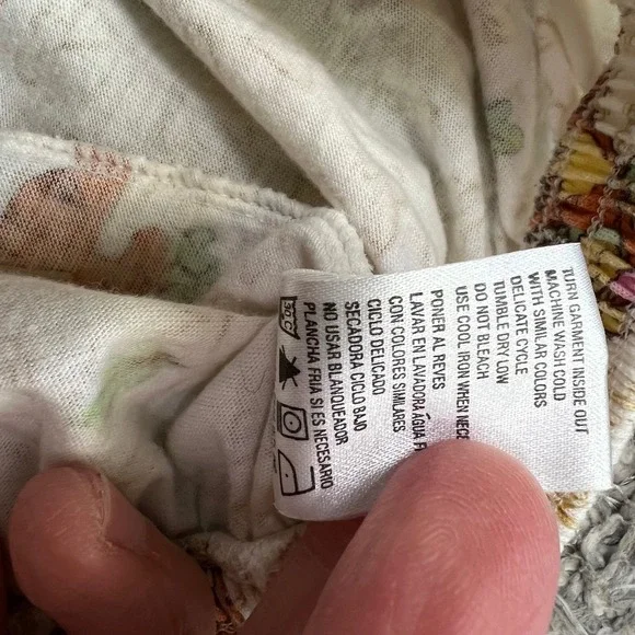 Disney Pajama Pants Medium Winnie the Pooh Tigger Leaves Allover Sleep - Picture 6 of 9